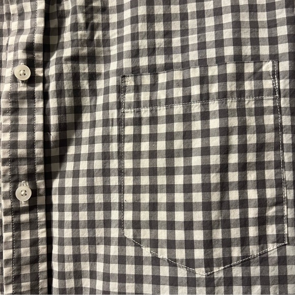 Merona Checkered Button Down shirt XL - Picture 4 of 6